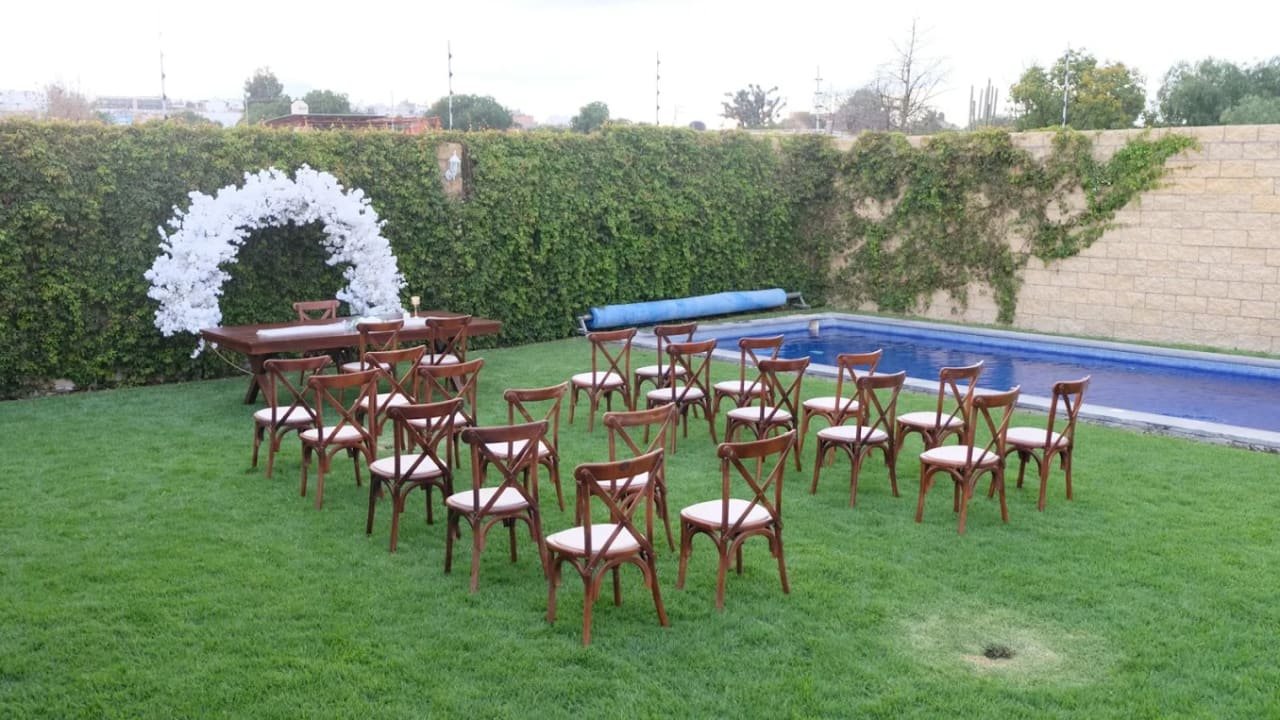 Boda en el jardín